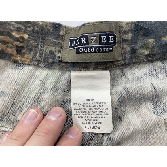 Jerzees Outdoors Pants Mens XL Brown Camo Mossy Oak Break Up Cargo Hunting - Picture 6 of 16